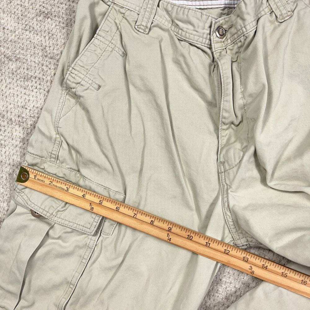 Vintage Levis Cargo Pants Men 36x30 Tan Khaki Twill Baggy Y2K Skate Paratropper - Picture 13 of 16